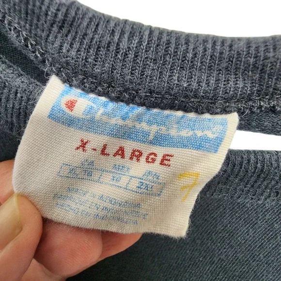 Champion Mens Black T-shirt‎ size xl - Picture 7 of 8